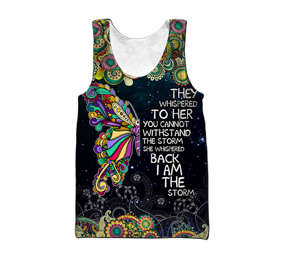 I Am The Storm-Butterfly Combo 3D All Over Print Shirts DQB08032007S