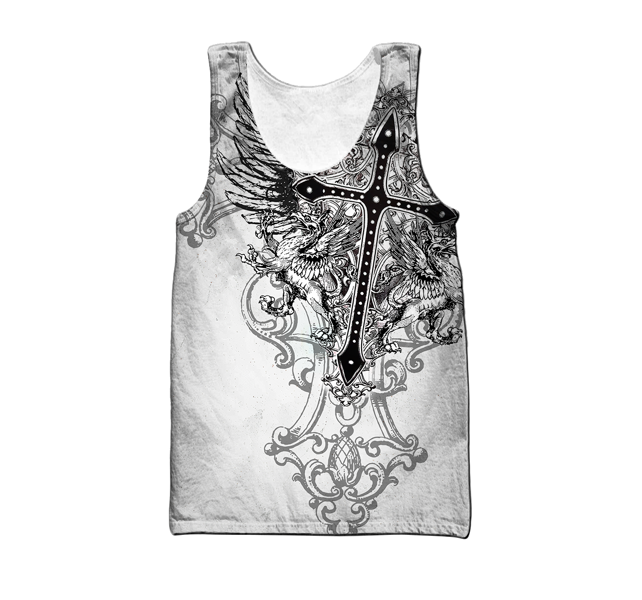 Jesus Cross Tattoo 3D All Over Printed Shirts For Men and Women HHT26102001ST