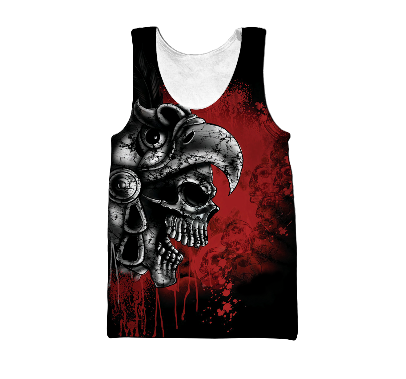 Love Skull 3D all over printed for man and women-Apparel-PL8386-Tank Top-S-Vibe Cosy™