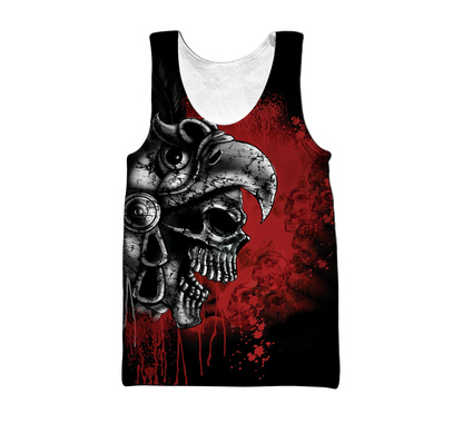 Love Skull 3D all over printed for man and women-Apparel-PL8386-Tank Top-S-Vibe Cosy™