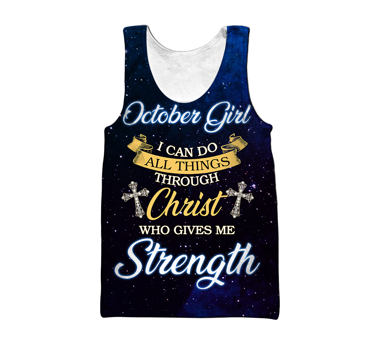 October Girl I Can Do All Things 3D All Over Printed Shirts For Men and Women DQB08122007S