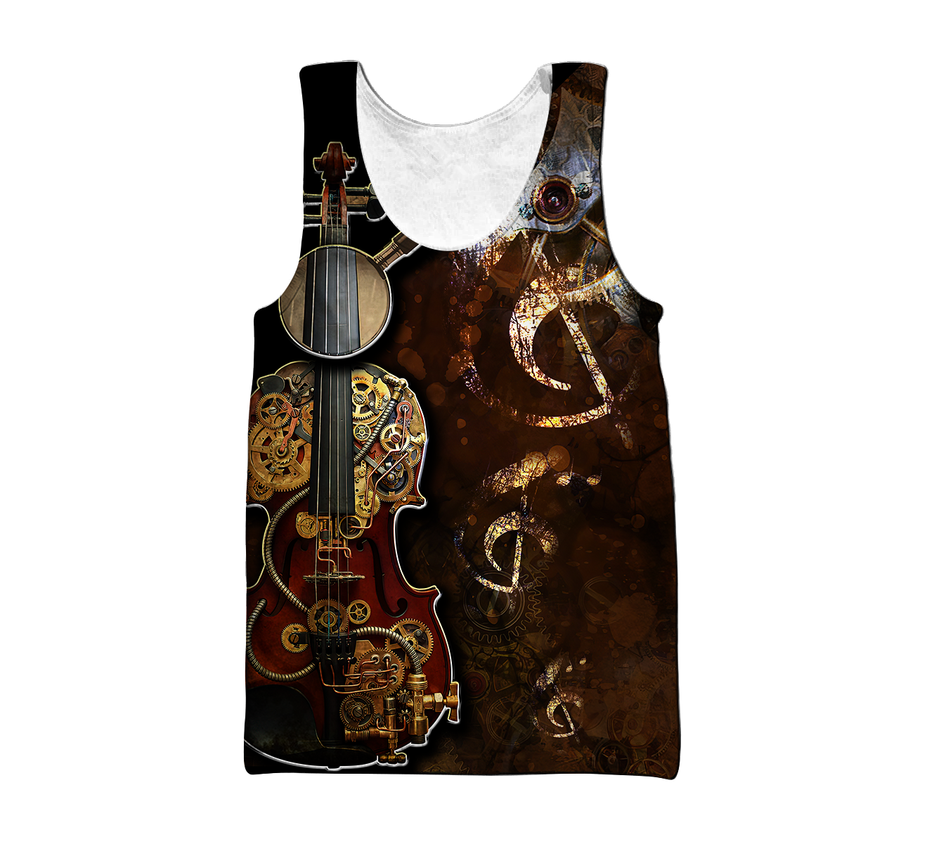 Steampunk Violin Mechanic All Over Printed Hoodie For Men and Women MH11112001CL