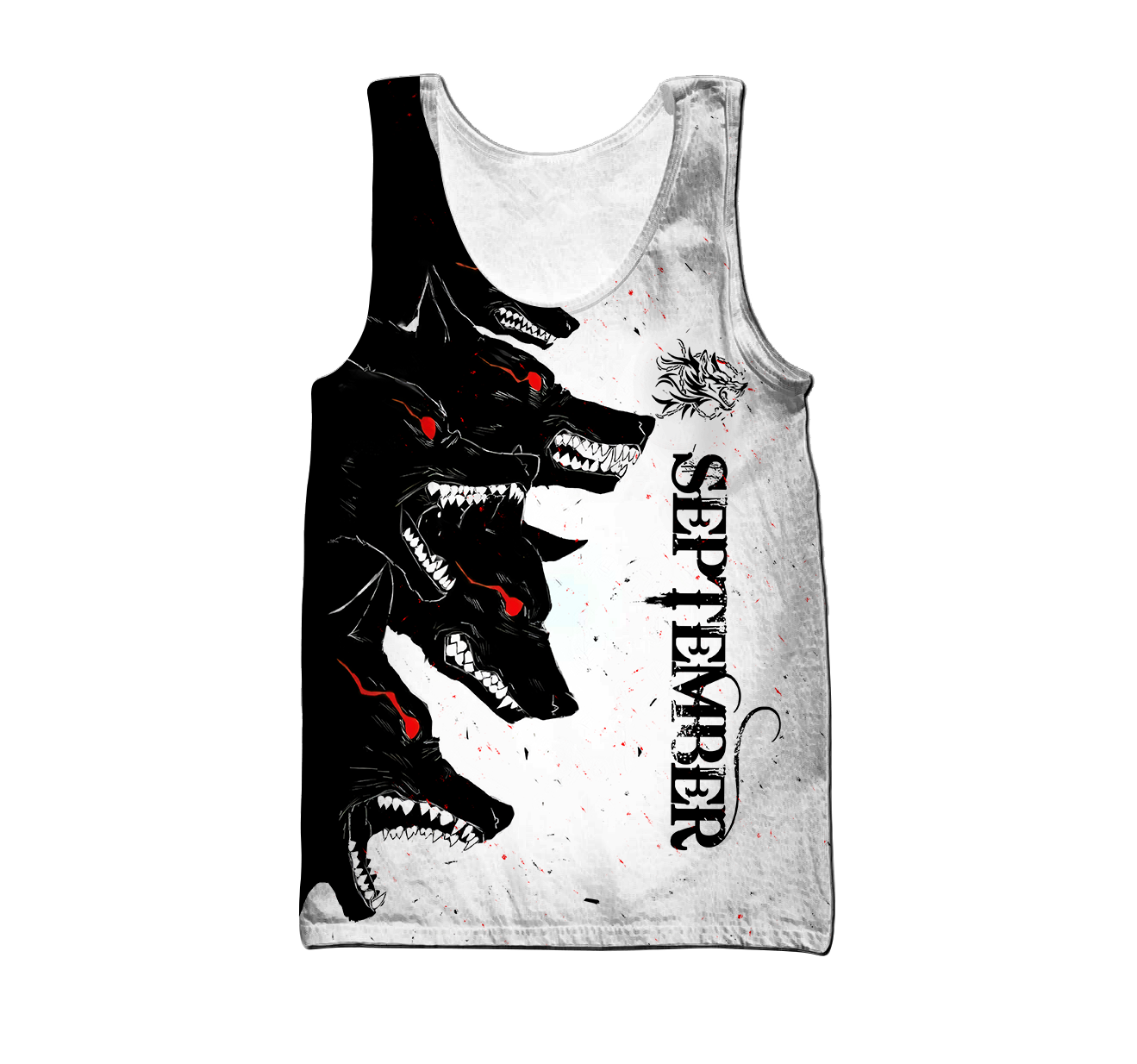 The Dark Wolf September 3D All Over Printed Unisex Deluxe Hoodie ML