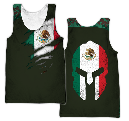 Mexican Coat Of Arm 3D All Over Printed Shirts DQB10142002