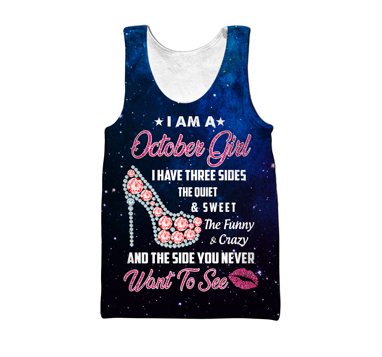 October Girl I Have 3 Sides 3D All Over Print Shirts DQB08142004