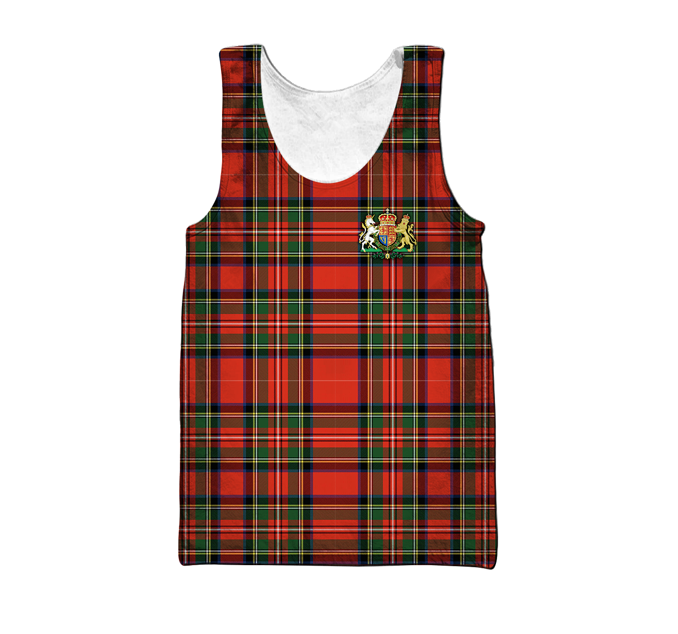 Scotland Tartan 3D All Over Printed Tanktop For Men and Women MH2007202-Apparel-TT-Tanktop-S-Vibe Cosy™