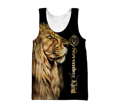 November King 3D All Over Printed Unisex Shirts