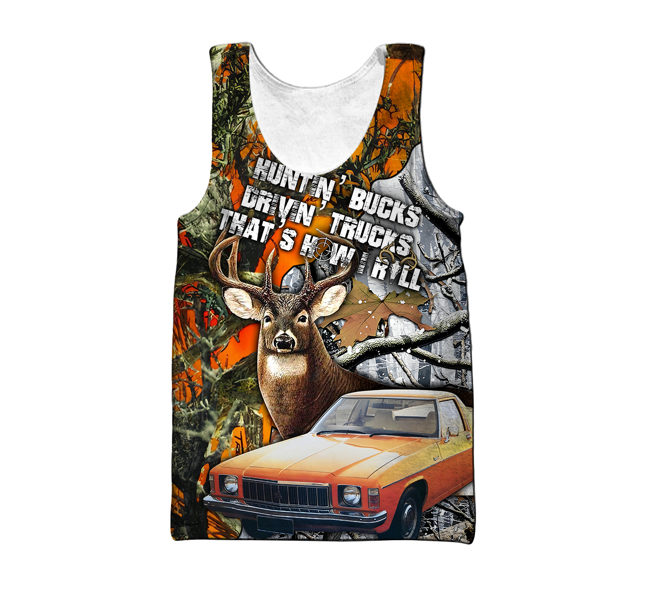 Hunting Bucks and Driving Trucks 3D All Over Print Hoodie DQB09242001