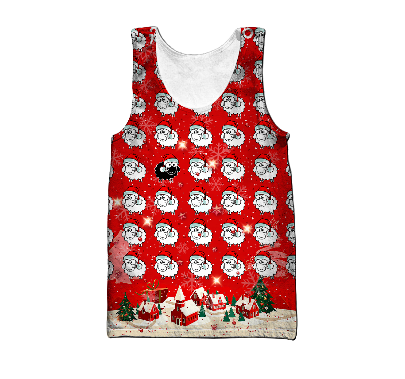 Sheep Lover Merry Christmas 3D All Over Printed Shirts For Men And Woman