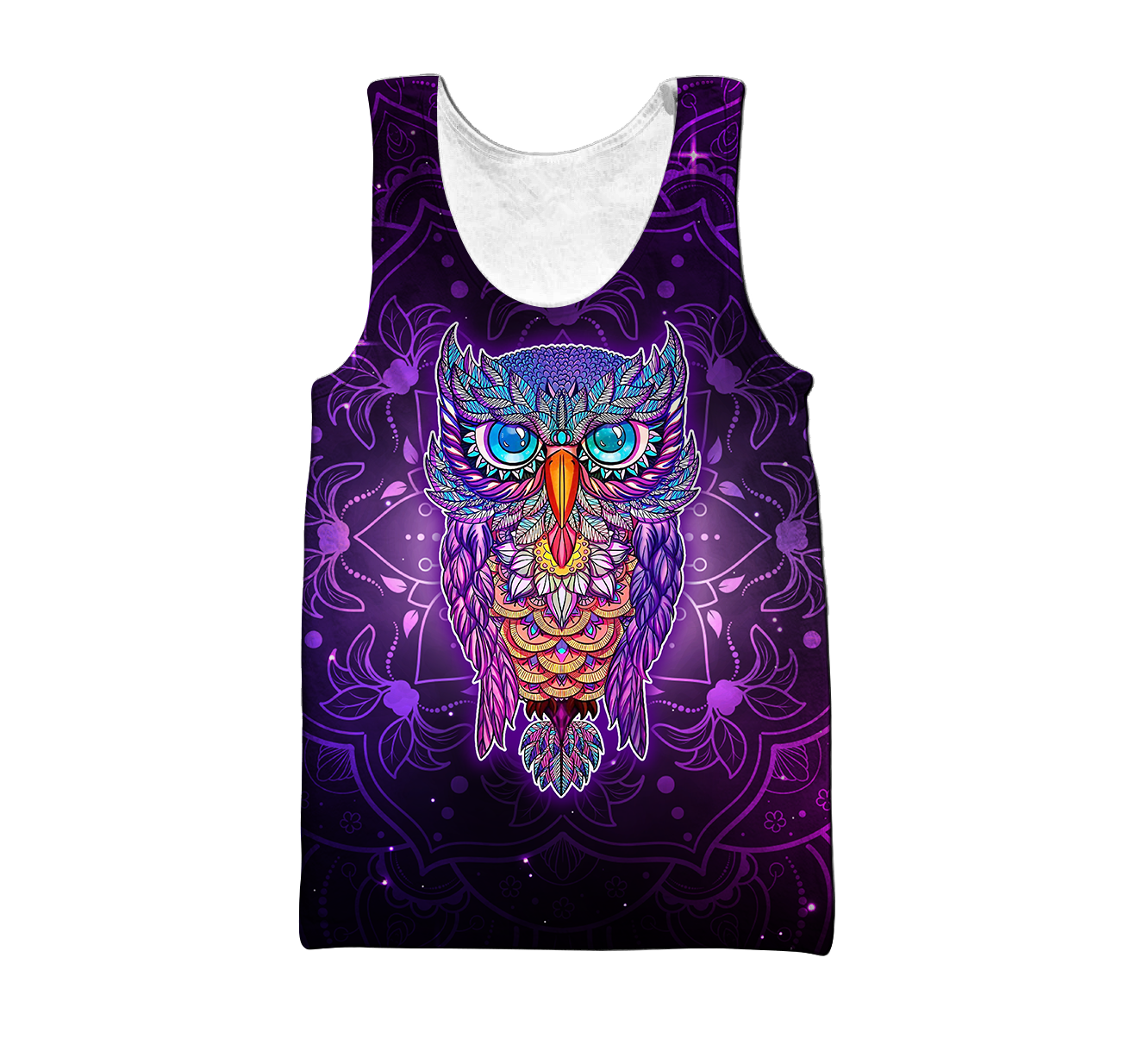 Owl 3d hoodie shirt for men and women QB05152001-Apparel-HG-Men's tank top-S-Vibe Cosy™