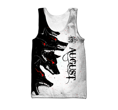 The Dark Wolf August 3D All Over Printed Unisex Deluxe Hoodie ML