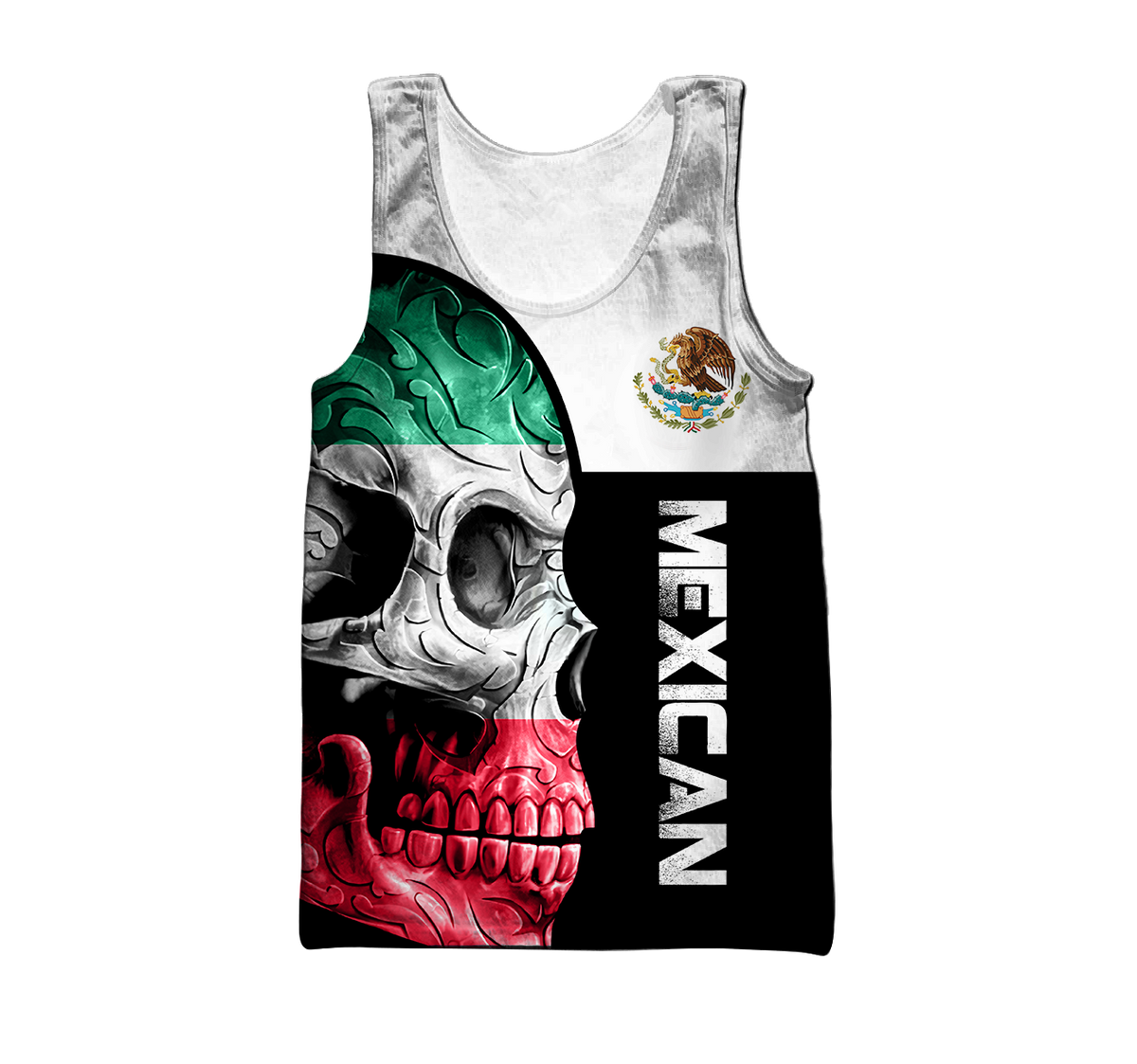 Mexican Skull 3D All Over Printed Shirts For Men and Women DQB10102001