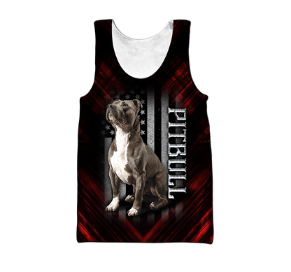 Pitbull 3d hoodie shirt for men and women MH0711202
