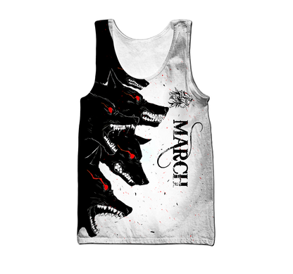The Dark Wolf March 3D All Over Printed Unisex Deluxe Hoodie ML