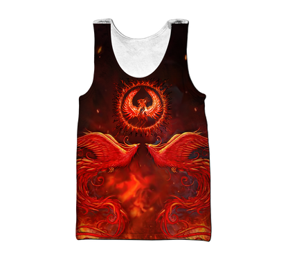 Beautiful Phoenix Hoodie Shirt for Men and Women HHT08102002