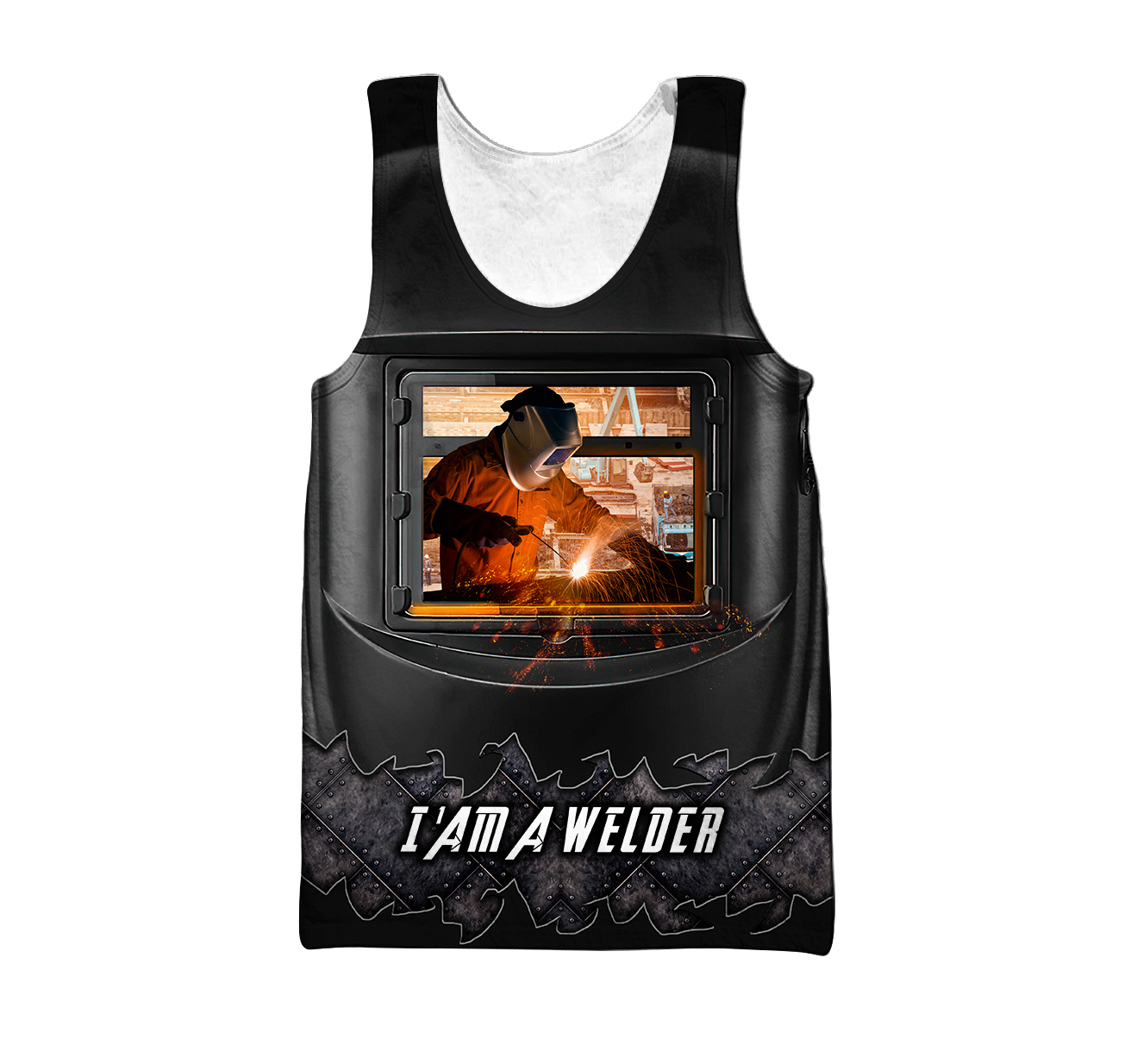 Awesome Welder All Over Printed Hoodie MEI