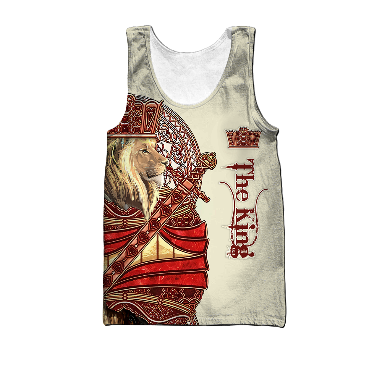 Custom Name King Lion 3D All Over Printed Unisex Shirts