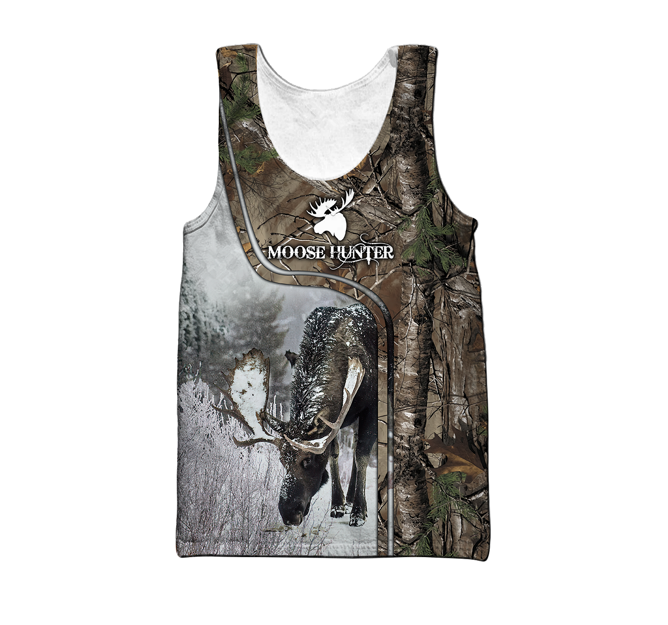 Pheasant Hunting Camo 3D Over Printed Unisex Deluxe Hoodie ML