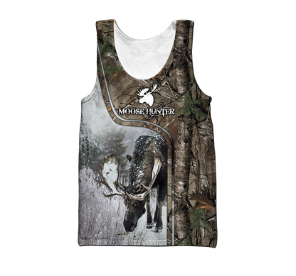 Pheasant Hunting Camo 3D Over Printed Unisex Deluxe Hoodie ML