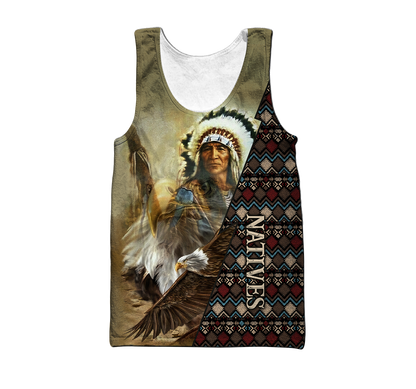 Native American 3D All Over Printed Shirts For Men and Women DQB09122003