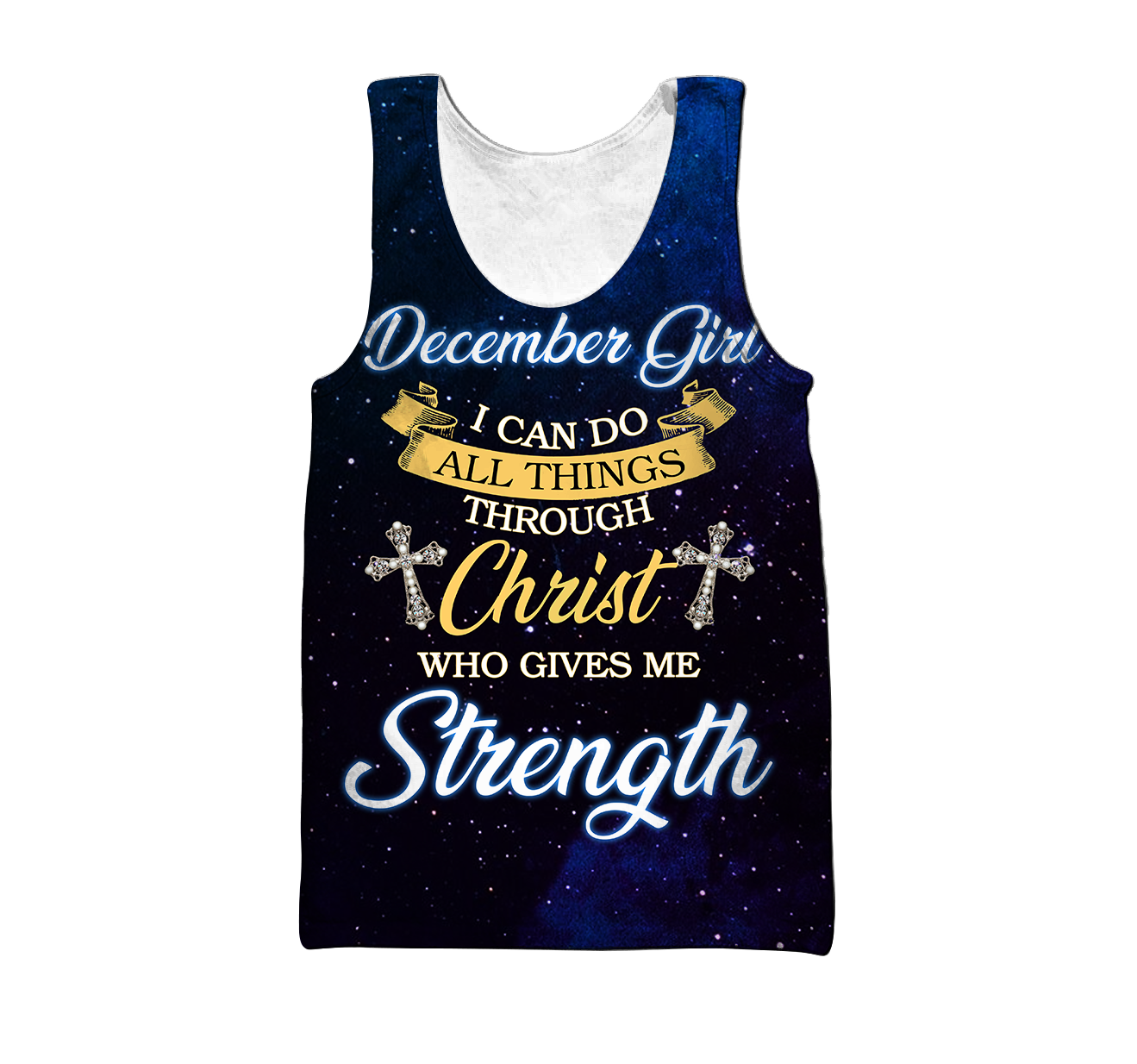 December Girl I Can Do All Things 3D All Over Printed Shirts For Men and Women DQB08122009S