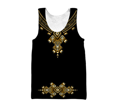 African Luxury Pattern Hoodie-ML