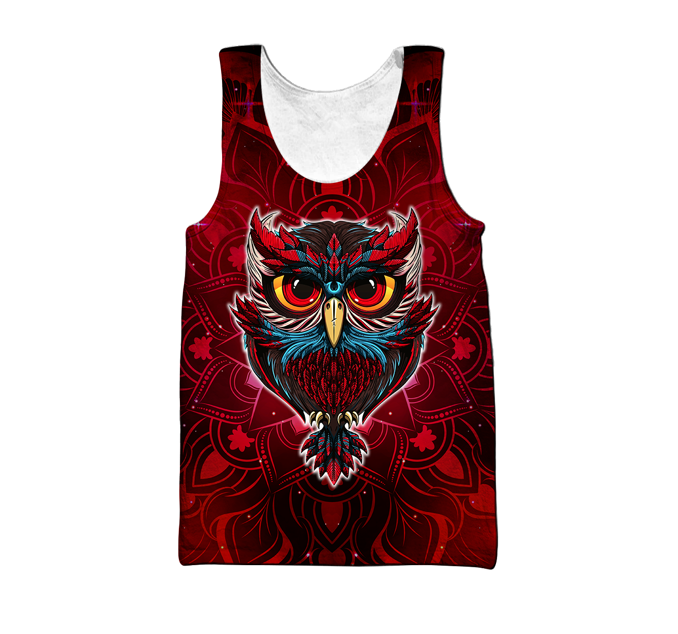 Owl 3d hoodie shirt for men and women QB05132003-Apparel-HG-Men's tank top-S-Vibe Cosy™