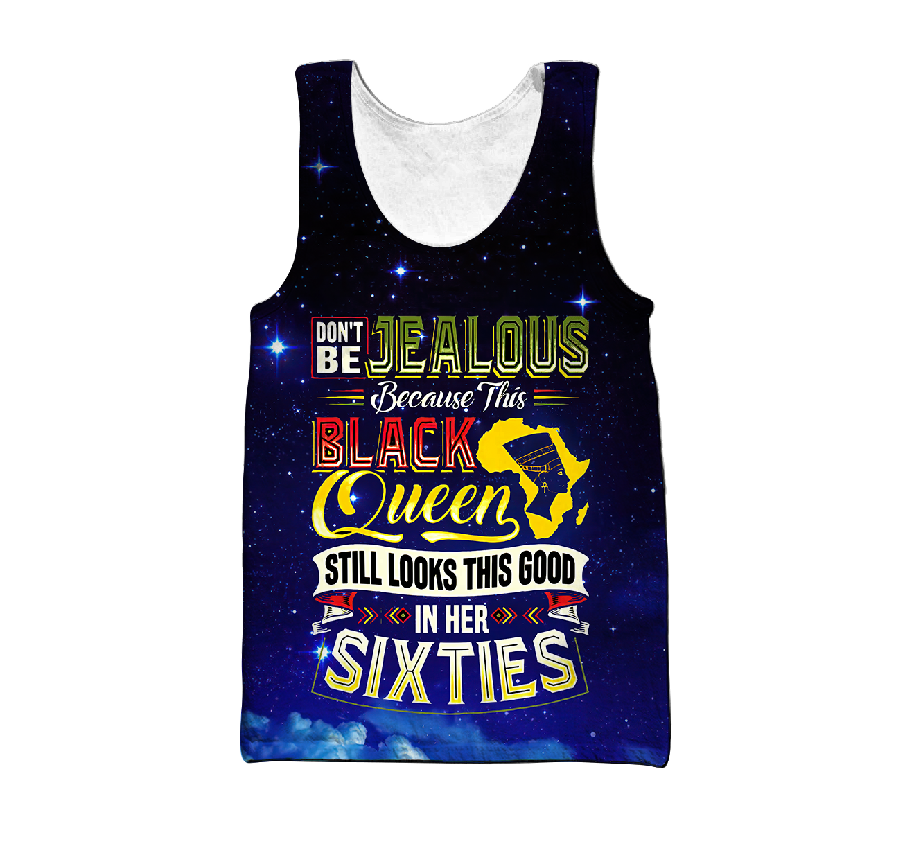 Black Queen in Her Sixties 3D All Over Print Hoodie