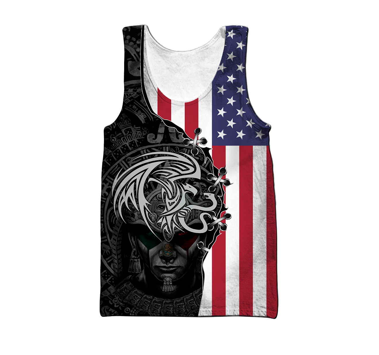 Mexico- US 3D All Over Printed Shirts For Men and Women-Apparel-TA-Hoodie-S-Vibe Cosy™