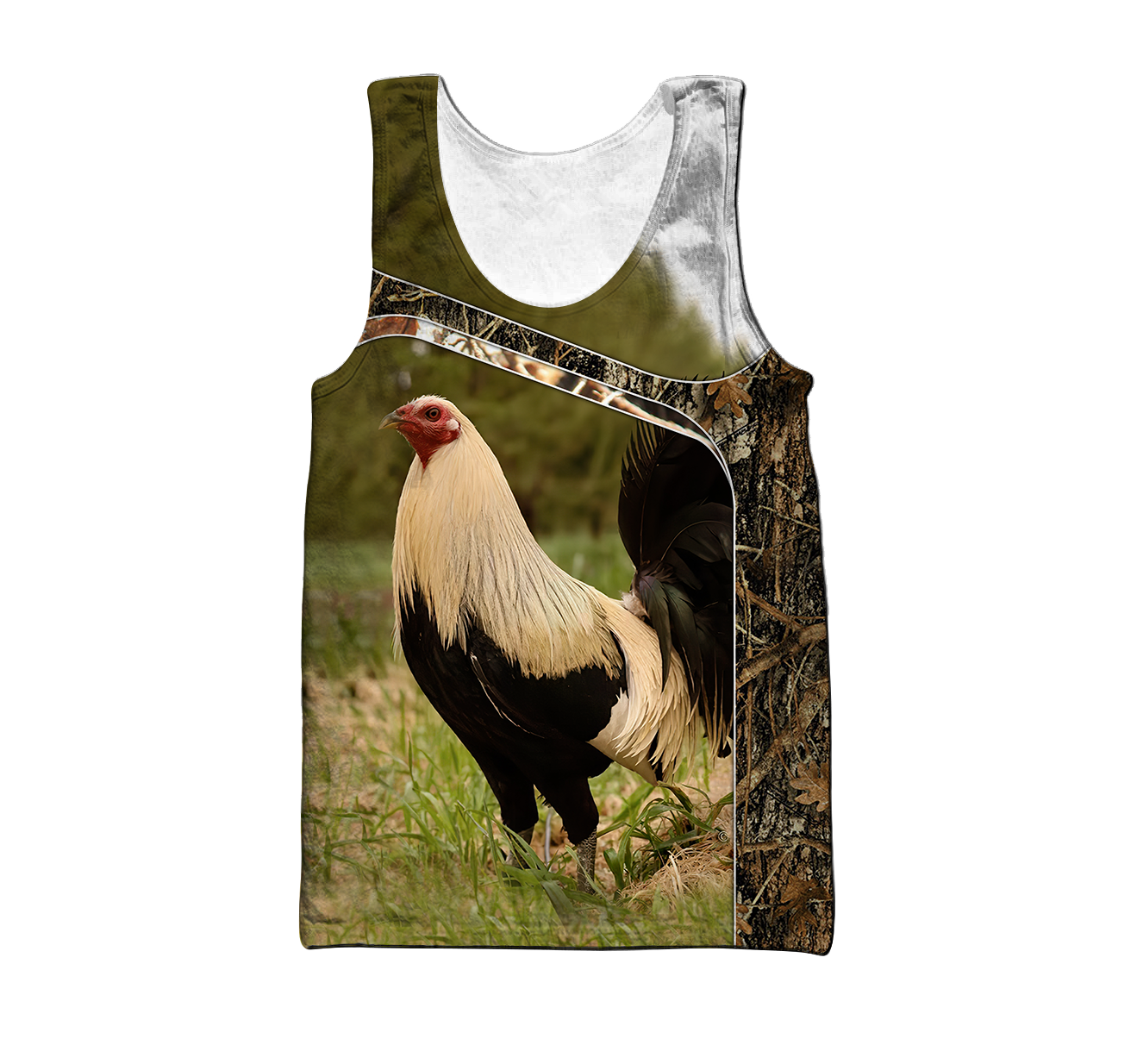 Love Rooster All 3D Over Printed Unisex Hoodie ML