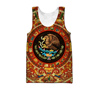 Mexican Aztec 3D All Over Printed Shirts For Men and Women QB07032004