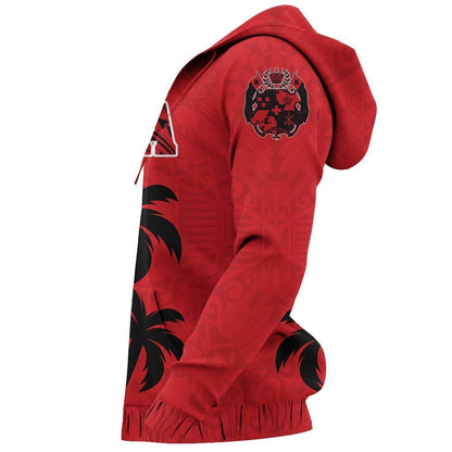 Tonga Polynesian Hoodie - Coconut Island Version-Apparel-Phaethon-Hoodie-S-Vibe Cosy™