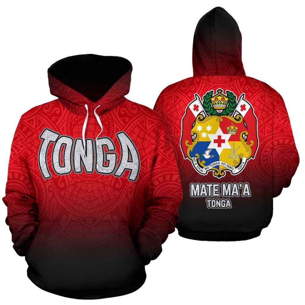 Tonga All Over Hoodie - Mate Ma'a Tonga - NNK1202-Apparel-NNK-Hoodie-S-Vibe Cosy™