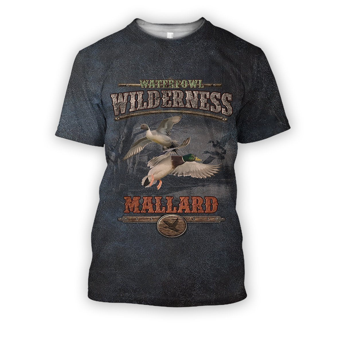 All Over Printed Live To Hunt Mallard-Apparel-HbArts-T-Shirt-S-Vibe Cosy™