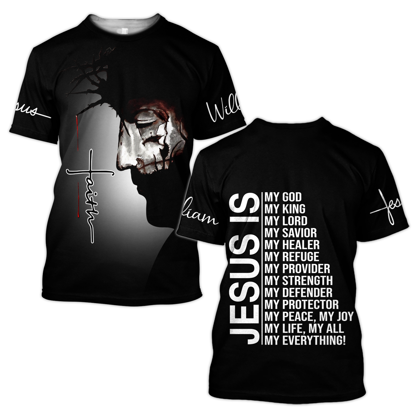 Jesus 3D All Over Printed Shirts For Men and Women Pi112012
