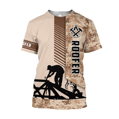 Roofer Man 3D All Over Printed Shirts For Men Pi12102002