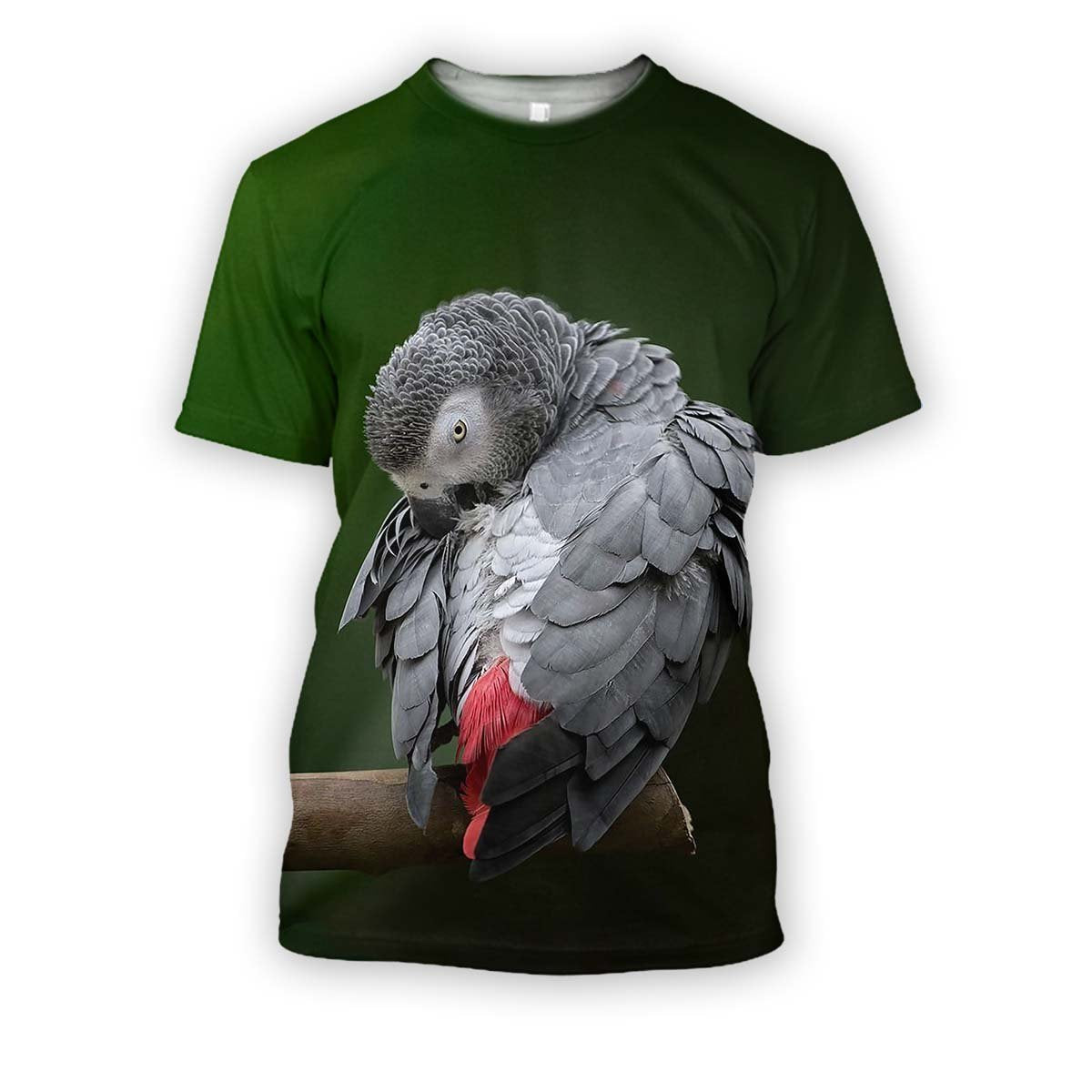 All Over Printed Parrots Shirts H400-Apparel-HbArts-T-Shirt-S-Vibe Cosy™
