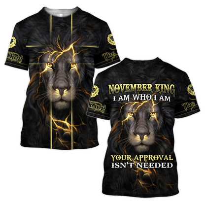 November King 3D All Over Printed Shirts Pi02102001S11