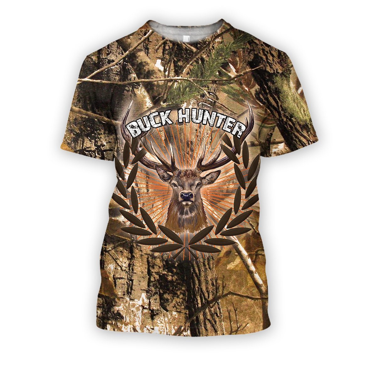 All Over Printed Buck Hunter-Apparel-HbArts-T-Shirt-S-Vibe Cosy™