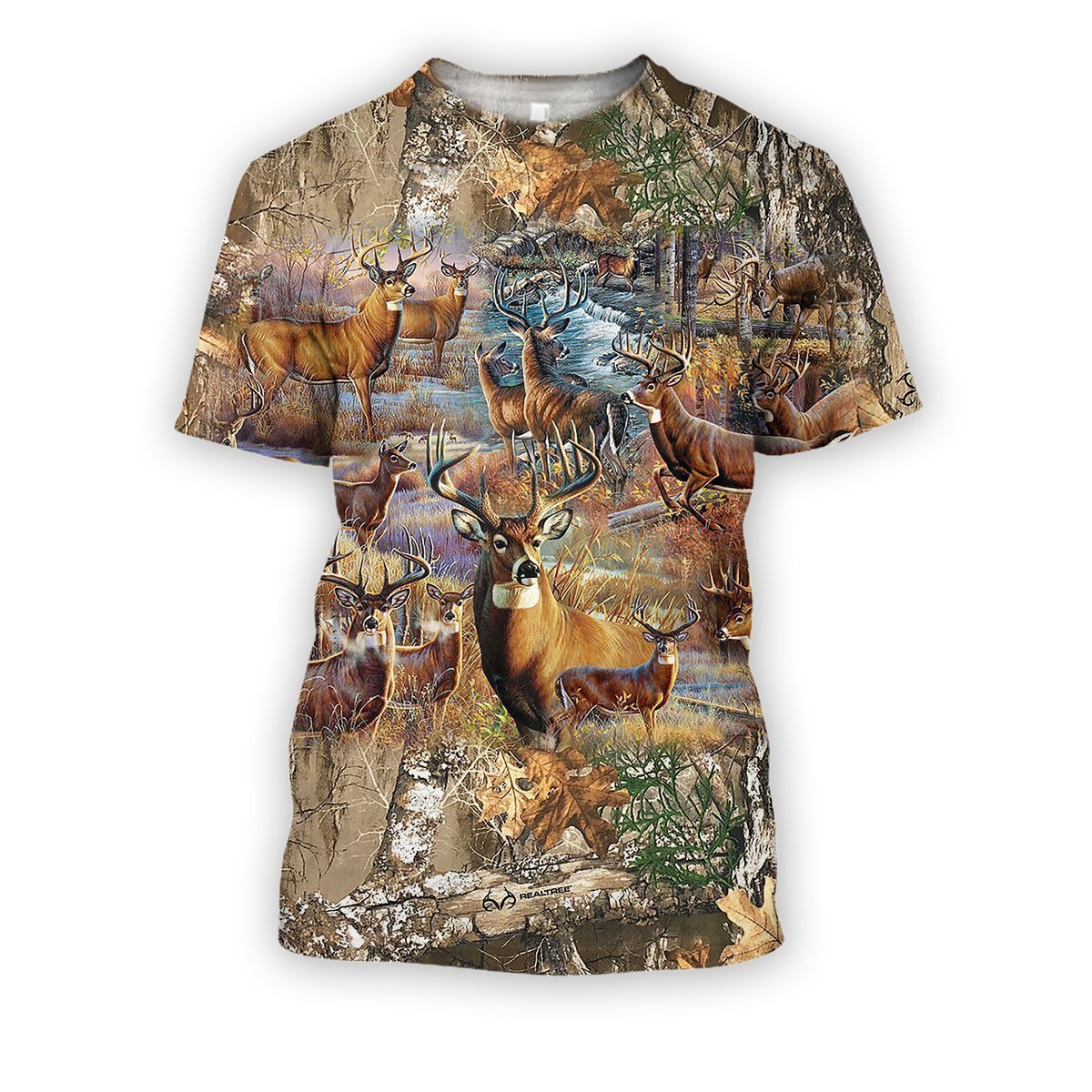 3D All Over Printed Deer camo Shirts-Apparel-HbArts-Hoodies-S-Vibe Cosy™