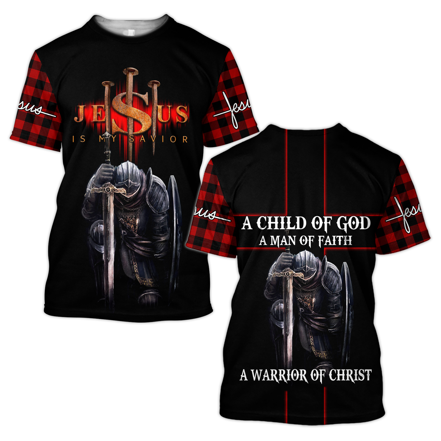 Premium Christian Jesus Catholic 3D Printed Unisex Shirts