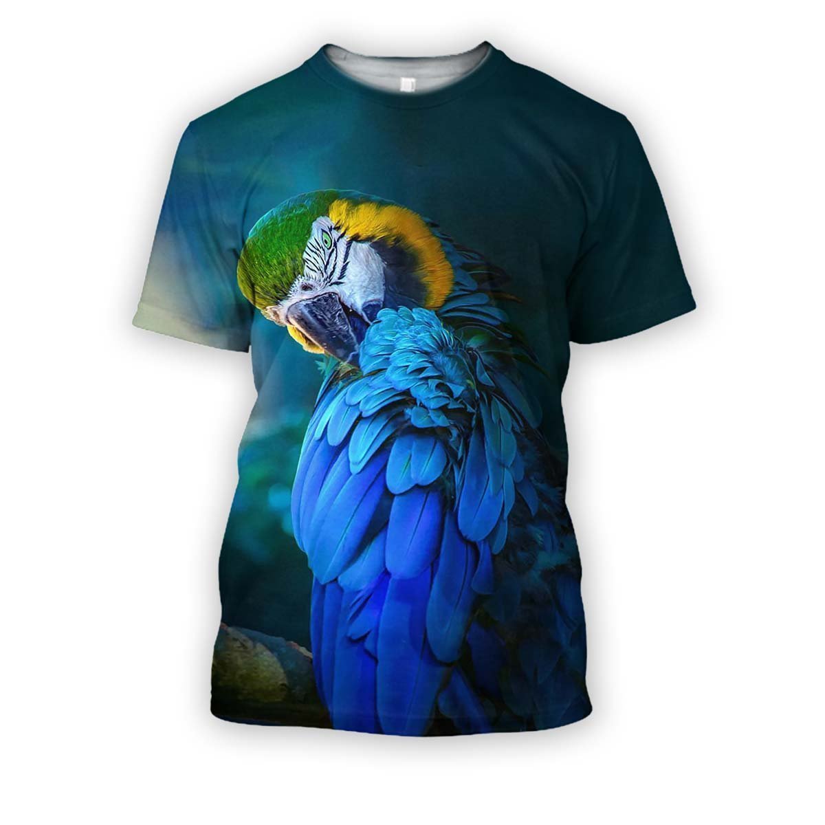 All Over Printed Parrots Shirts H398-Apparel-HbArts-T-Shirt-S-Vibe Cosy™