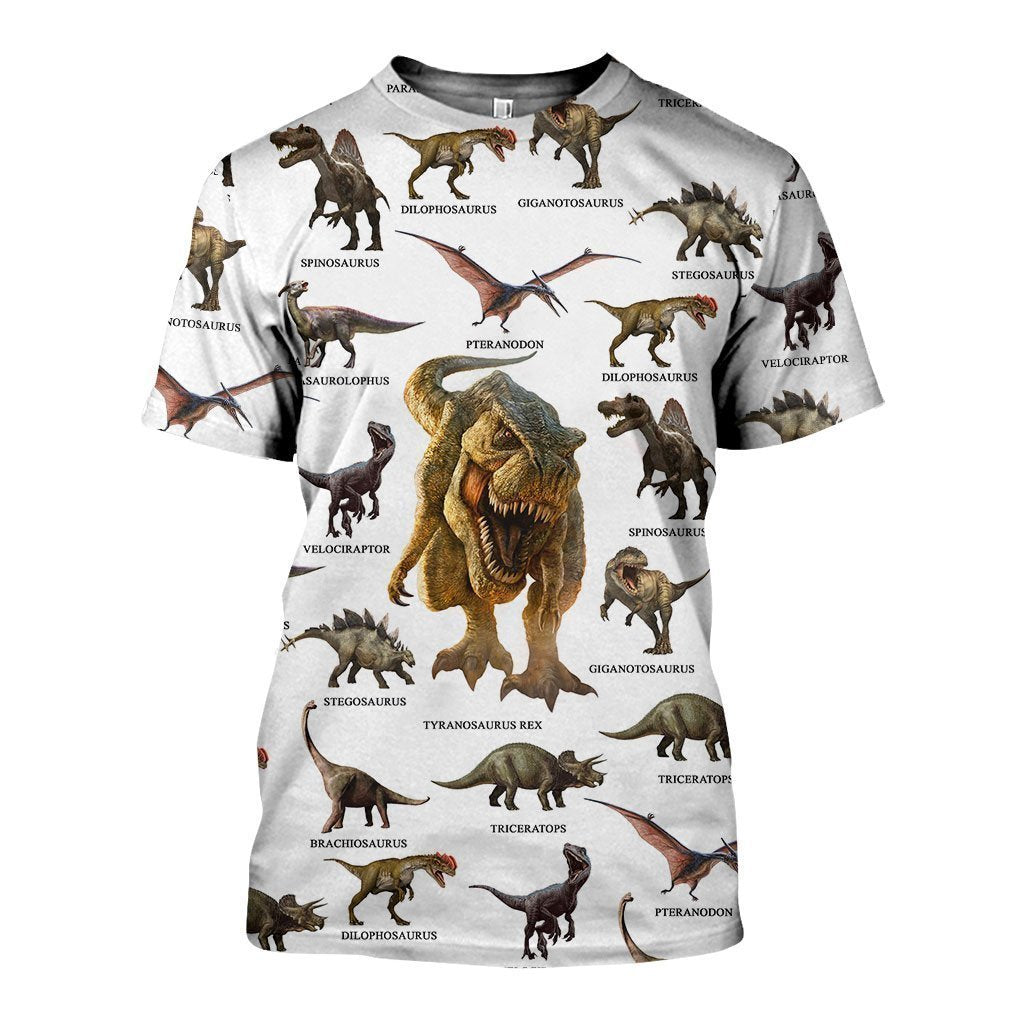 3D All Over Printed Dinosaurs Collection Shirts-Apparel-HP Arts-T-Shirt-S-Vibe Cosy™