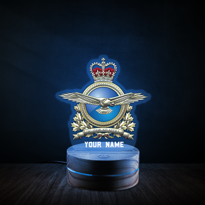 Personalized Name XT Canadian Air Forces Veteran Led Night Light Rodeo MH23032103