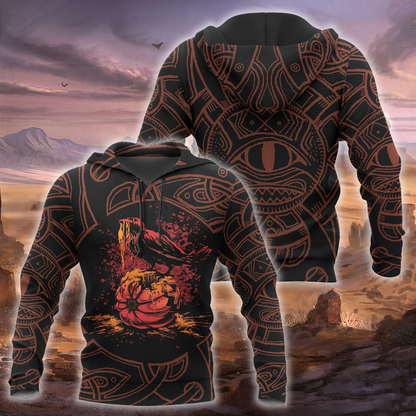 Vikings - Bird Halloween Hoodie-Apparel-HP Arts-Hoodie-S-Vibe Cosy™