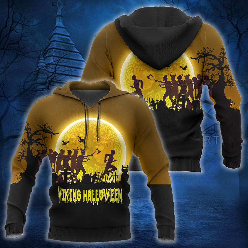 Vikings - Halloween Hoodie-Apparel-HP Arts-Hoodie-S-Vibe Cosy™