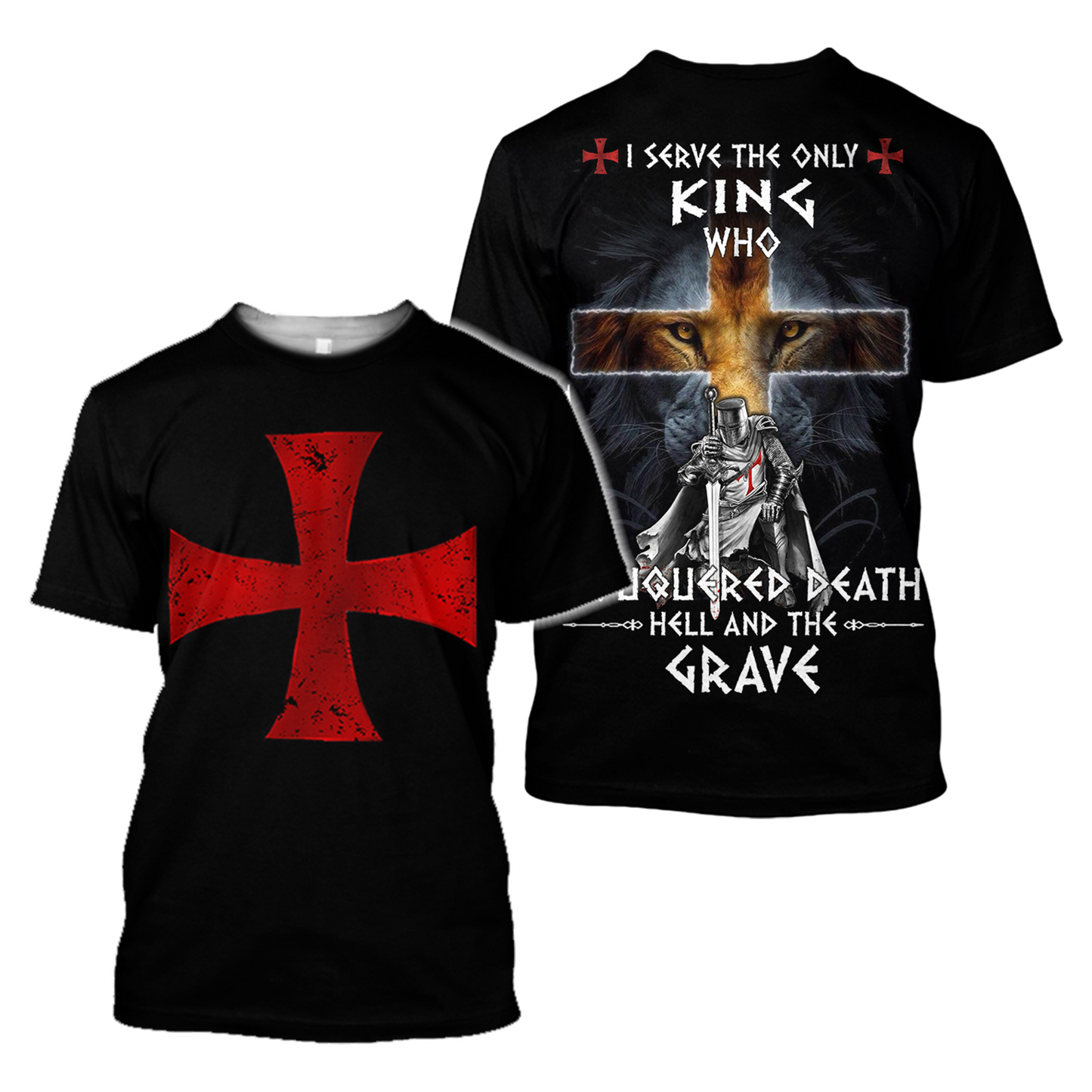 3D All Over Printed A Trully Servant Shirts-Apparel-HP Arts-T-Shirt-S-Vibe Cosy™
