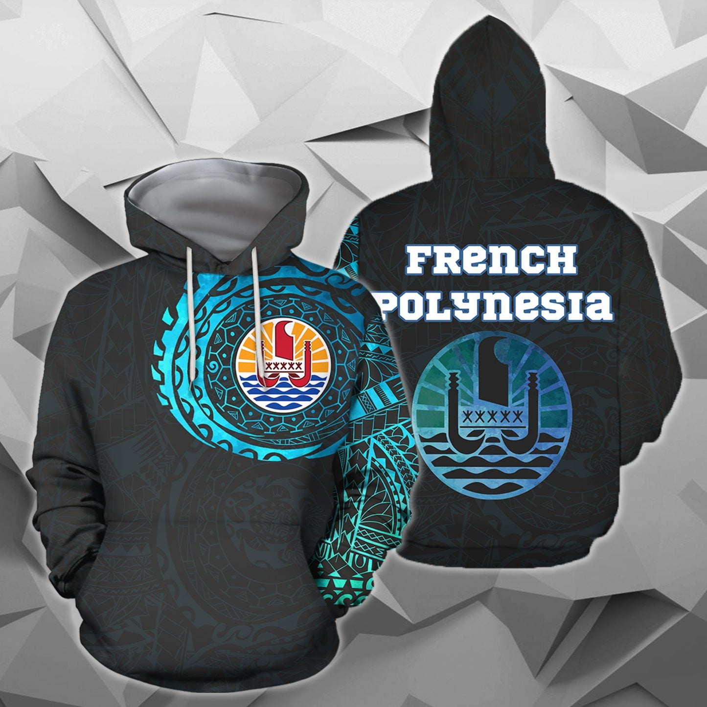 French Polynesia In My Heart Polynesian Hoodie Special Version A-Apparel-Khanh Arts-Hoodie-S-Vibe Cosy™