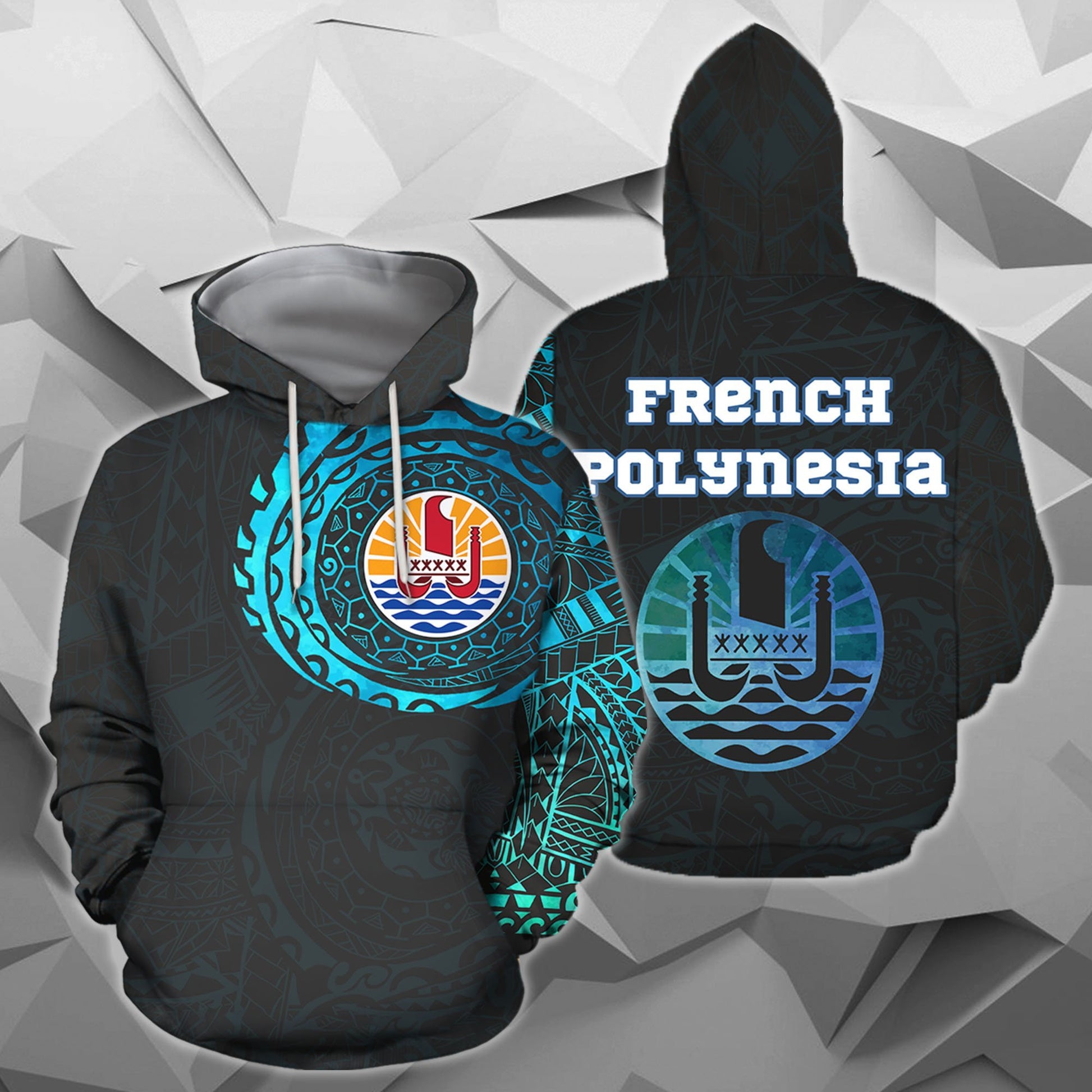 French Polynesia In My Heart Polynesian Hoodie Special Version A-Apparel-Khanh Arts-Hoodie-S-Vibe Cosy™