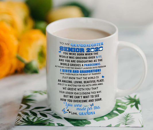 To my granddaughter senior 2020, grandma mug QB042206-HG-HG-Vibe Cosy™